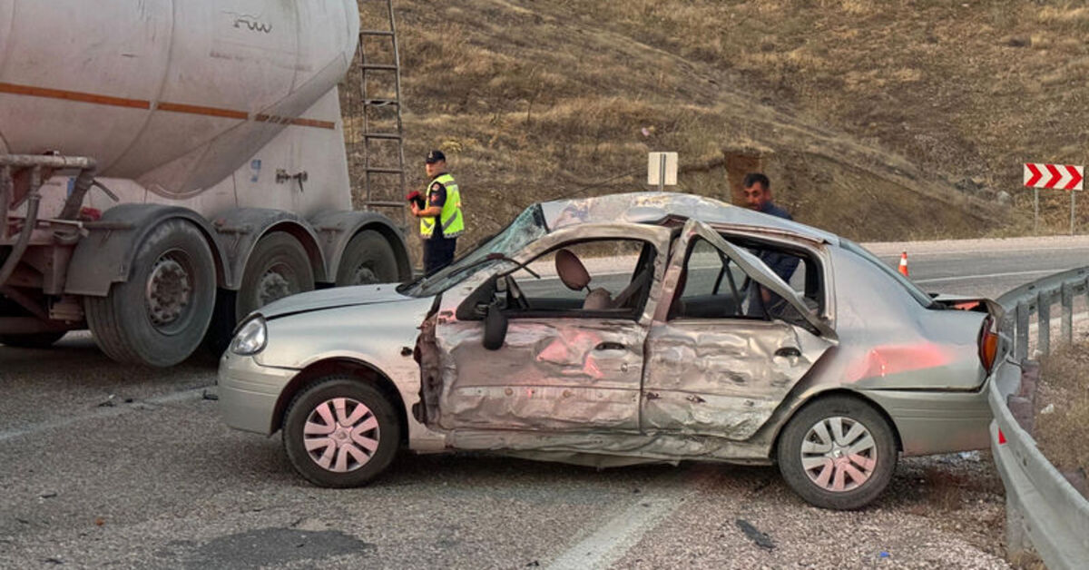 Elazığ’da TIR ile otomobil çarpıştı: 5 yaralı