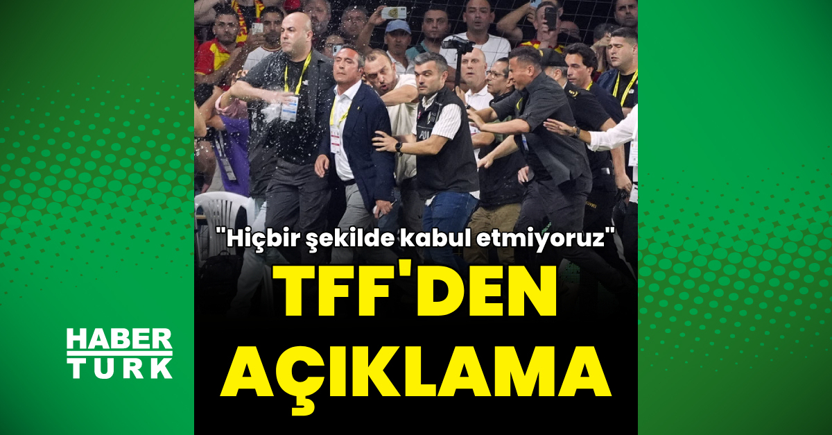 Son dakika haberi TFF’den “İzmir” açıklaması