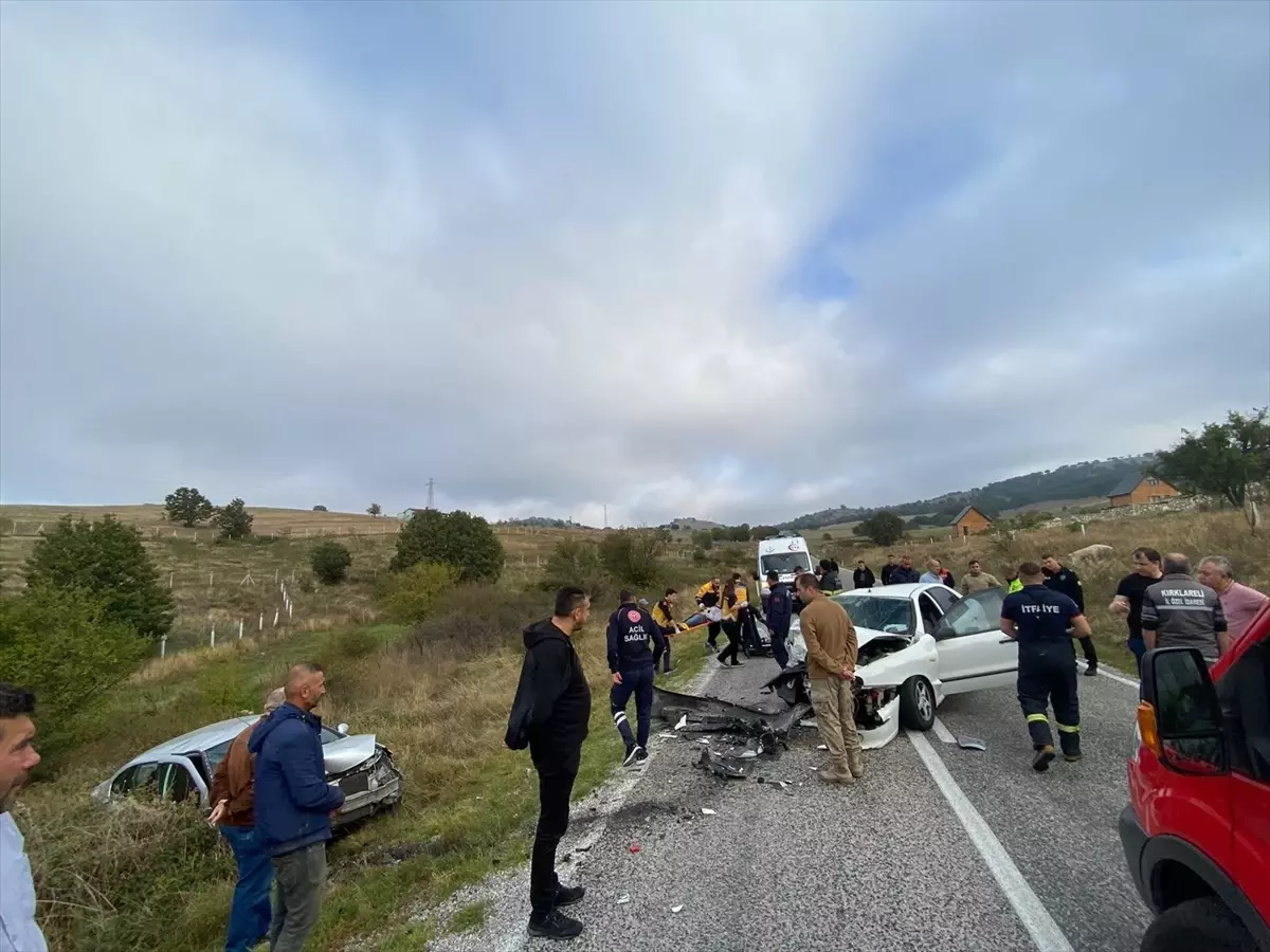 Kırklareli’nde Trafik Kazası: 2 Yaralı