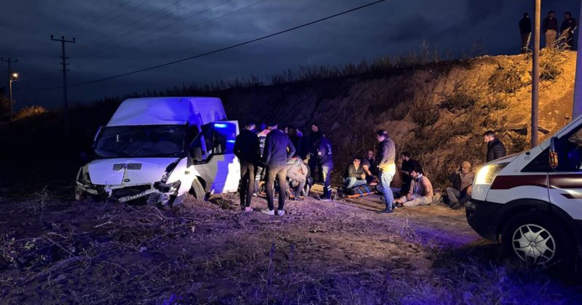 Nevşehir’de işçi servisi devrildi: 5 yaralı