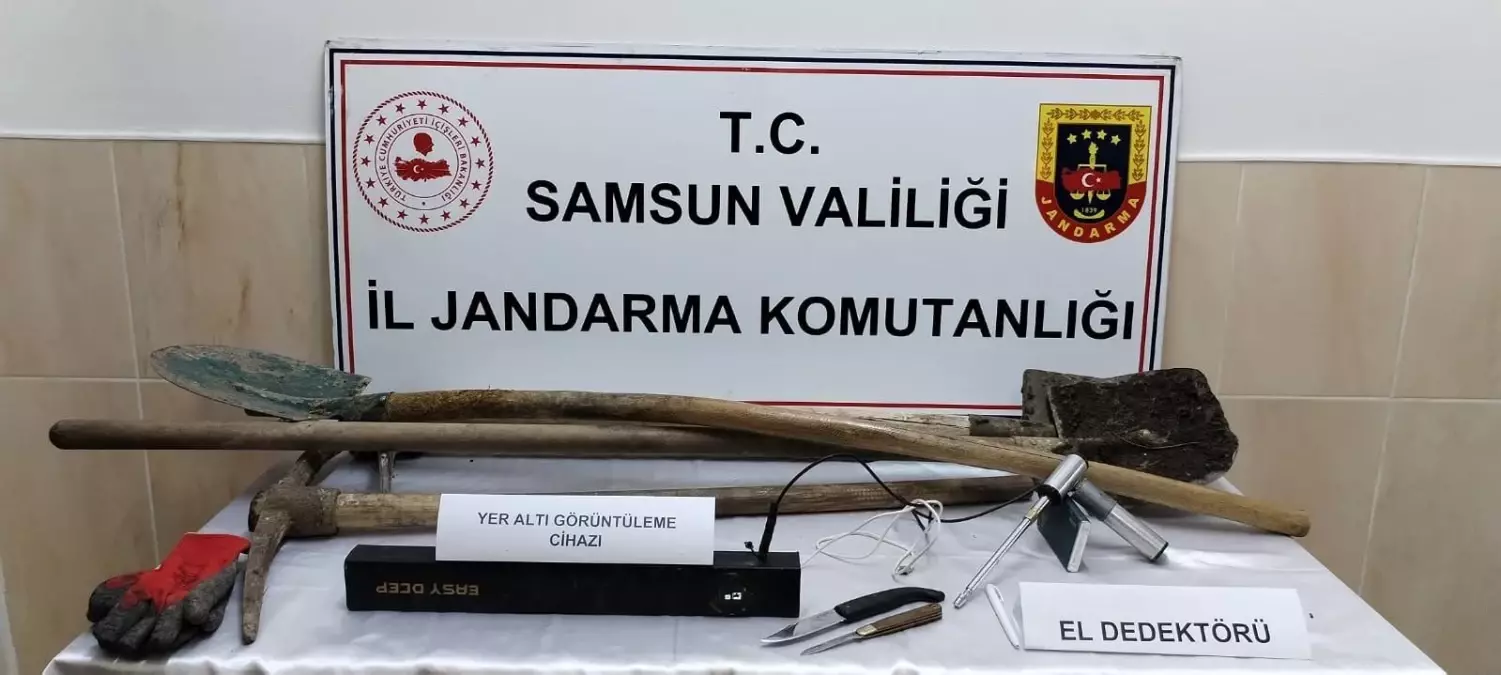 Alaçam’da Kaçak Kazı Operasyonu